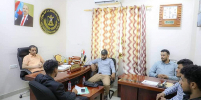 الكريحي كنعان يلتقي برئيس إتحاد طلاب الجنوب في السودان