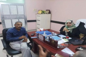 رئيس انتقالي صيرة يتفقد المجمع الصحي بالميدان