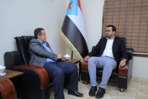 رئيس الهيئة الوطنية للإعلام الجنوبي يلتقي رئيس الهيئة التنفيذية لانتقالي لحج