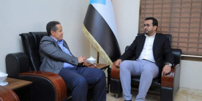 رئيس الهيئة الوطنية للإعلام الجنوبي يلتقي رئيس الهيئة التنفيذية لانتقالي لحج