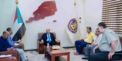 الكثيري يطّلع على الصعوبات التي تواجهها مؤسسة مياه عدن وخططها لتحسين الخدمة  