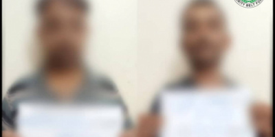حزام عدن يستعيد سيارة مسروقة ويلقي القبض على متهمين اثنين في الجريمة
