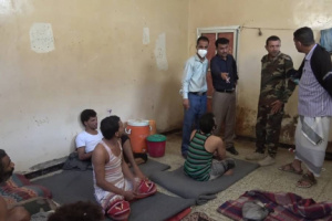 لجنة من انتقالي لحج تطلع على الوضع الصحي لنزلاء سجن الحوطة 