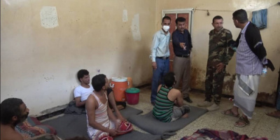 لجنة من انتقالي لحج تطلع على الوضع الصحي لنزلاء سجن الحوطة 