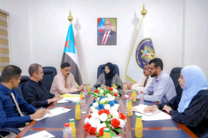 هيئة الاغاثة بالانتقالي تبحث سُبل تطوير خدمات رعاية ذوي الشهداء والجرحى