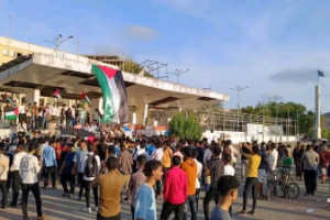 مظاهرات شعبية واسعة في العاصمة عدن تضامنًا مع غزة