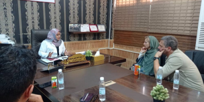 مدير عام مستشفى الصداقة تستقبل منظمة "طفل الحرب"  الكندية الدولية