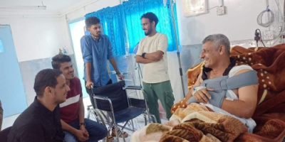 الكريحي يزور رئيس نادي الشعلة محمد أبو علاء للاطمئنان على صحته