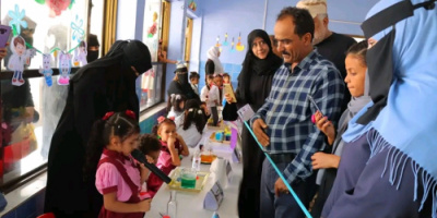 الزهري يدشن المعرض العلمي الرابع للعلوم والمختبرات لرياض أطفال عدن 