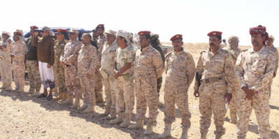 اللواء التميمي يشهد مشروع رماية بالأسلحة المختلفة للواء الدفاع الساحلي