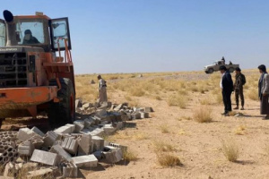 شبوة .. إزالة مبان مخالفة وأعمال بسط عشوائي شمال عتق