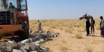 شبوة .. إزالة مبان مخالفة وأعمال بسط عشوائي شمال عتق