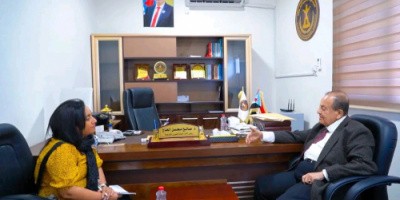 الدكتور الحاج يجدد ترحيب الانتقالي بعمل المنظمات الدولية في الجنوب