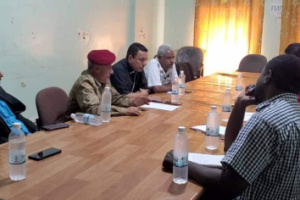 العميد مهدي يلتقي منسقي الصليب الأحمر الدولي في محافظة الضالع