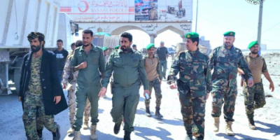 قيادة الحزام الأمني تتفقد جاهزية قوات حزام طوق العاصمة عدن