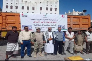 تخصيص 66 نقطة لتوزيع 70 طن مساعدات إماراتية بعتق