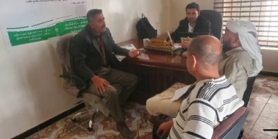 مدير مؤسسة التأمينات يستقبل في مكتبه مدير الصناعة والتجارة بالضالع