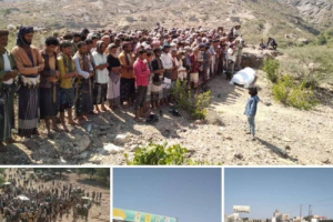 بموكب جنائر مهيب.. قياده اللواء السادس دعم واسناد تشيَع الشهيدين الحازمي والحوشبي