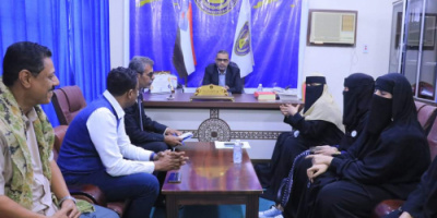 محمد الزبيدي  يلتقي رئيسة اللجنة التحضيرية لاتحاد نساء الجنوب فرع حضرموت