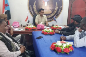 رئيس انتقالي سقطرى يلتقي تحضيرية إشهار اتحاد الحقوقيين الجنوبيين بالمحافظة