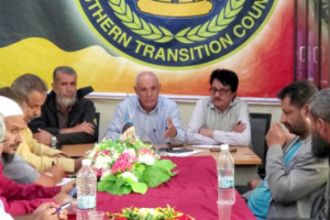 رئيس انتقالي الضالع يعقد اجتماعاً مشتركاً مع إتحاد نقابات عمال الجنوب بالمحافظة