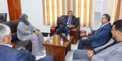 رئيس مجلس القضاء الأعلى يلتقي رئيس جامعة عدن