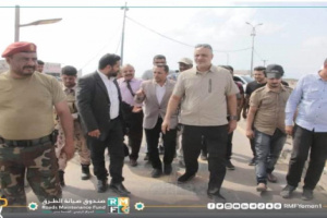 المهندس معين الماس يحضر عملية تسليم محطة الوزن في منطقة العلم