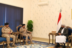 النائب "المحرمي" يلتقي قائد التحالف العربي بالعاصمة عدن