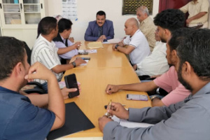 لجنة مناقصات مديرية المنصورة تفتح مظاريف مشروع بناء صالة رياضية لنادي أهلي عدن