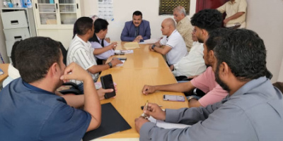 لجنة مناقصات مديرية المنصورة تفتح مظاريف مشروع بناء صالة رياضية لنادي أهلي عدن