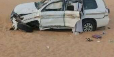 وفاة ثلاثة يمنيين وإصابة آخرين بحادث مروع على طريق شرورة في السعودية 