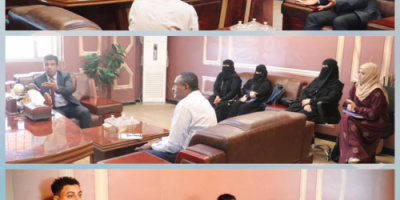 لقاء يجمع معالي وزير الاشغال العامة والطرق ورئيس هيئة هيئة المواصفات والمقاييس بعدن