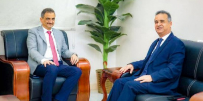لملس يلتقي السفير الليبي ويؤكد حرص السلطة المحلية على أداء السفارات عملها كلياً من العاصمة عدن