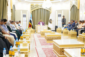الرئيس الزُبيدي: آثار مدمرة للتصعيد الحوثي على الموانئ