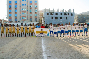 النمور يتغلب على الصمود في افتتاح دوري مراكز الشرج بالمكلا