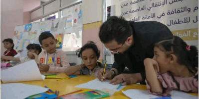 انتقالي العاصمة عدن ينظم ورشة عمل لتنمية مهارات الأطفال