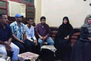 انتقالي الشيخ عثمان يزور أسرة الفقيد والكاتب الصحفي نجيب اليابلي
