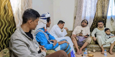 انتقالي العاصمة عدن ينفذ زيارة عيدية لأسرة الشهيد علي الصمدي
