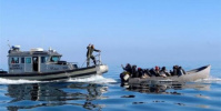 غرق 45 مهاجرًا في وسط البحر المتوسط