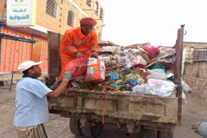 تكثيف جهود حملات النظافة بغيل باوزير في أيام عيد الفطر المبارك