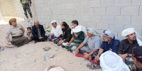 رئيس انتقالي شبوة يلتقي عددًا من الشخصيات من قبيلة آل ضباب