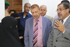 رئيس مجلس القضاء الأعلى يتفقد سير العمل في محاكم العاصمة عدن 