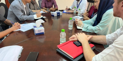 الوكيل منصور زيد يلتقي بمكتب الشؤون الانسانية الاوتشاء ومنظمة الهجرة الدولية