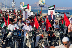 مسيرة بالدراجات النارية في المكلا احتفاءً بالذكرى الـ(8) لتحرير ساحل حضرموت