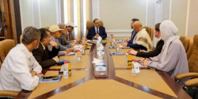 الوزير حُميد يناقش سير مشروع تعزيز أمن مطار عدن