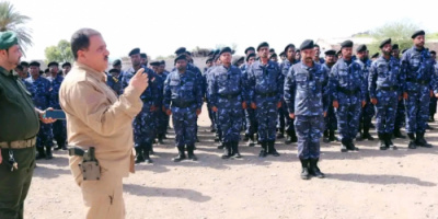 عرض رمزي لقوات النجدة من خريجي الدفعة الثانية بأمن العاصمة عدن