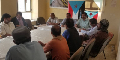 انتقالي جحاف يناقش آلية تفعيل العمل التنظيمي والسياسي