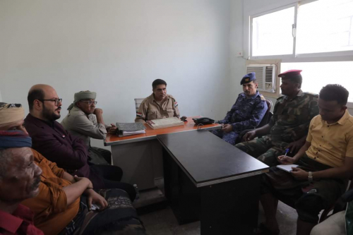 رئيس تنفيذية انتقالي حضرموت يشيد بمستوى الأمن في مديرية حجر