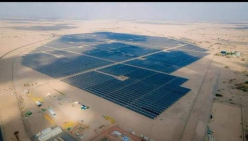 بدعم من دولة الإمارات تدشين أكبر محطة طاقة شمسية في عدن بقدرة 120 ميجا وات