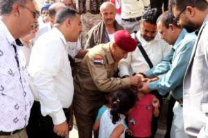 انتقالي الضالع يدشن حملة التحصين ضد شلل الأطفال بالمحافظة